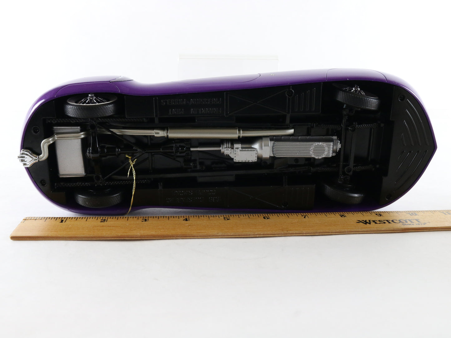 1939 Duesenberg Coupe Simone Purple Franklin Mint 1:24 Diecast Model Car