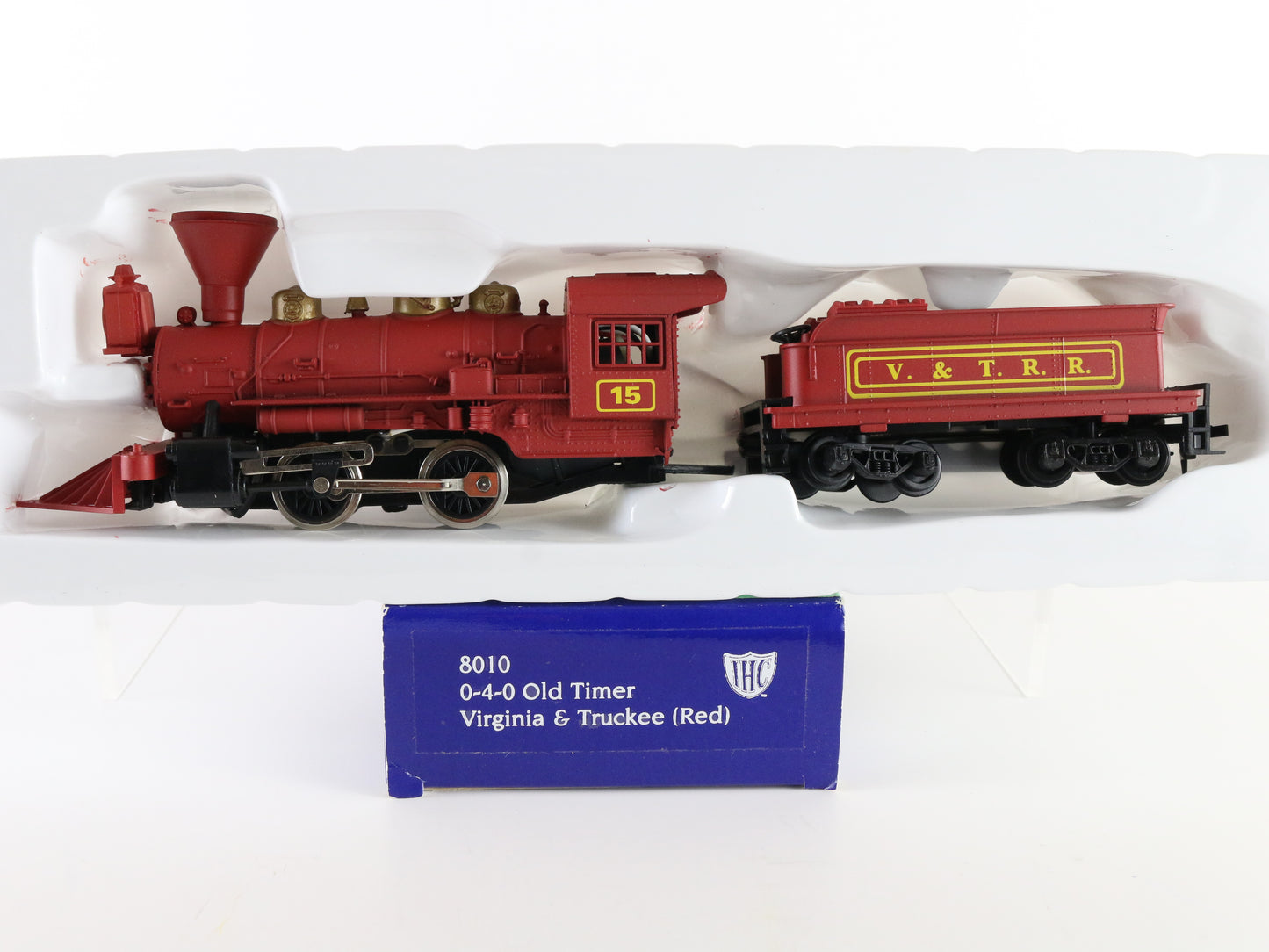 IHC HO Virginia Truckee V&TRR 15 Red 0-4-0 Steam Loco
