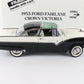 1955 Ford Fairlane Crown Victoria Danbury Mint 1:24 White Black Diecast Model