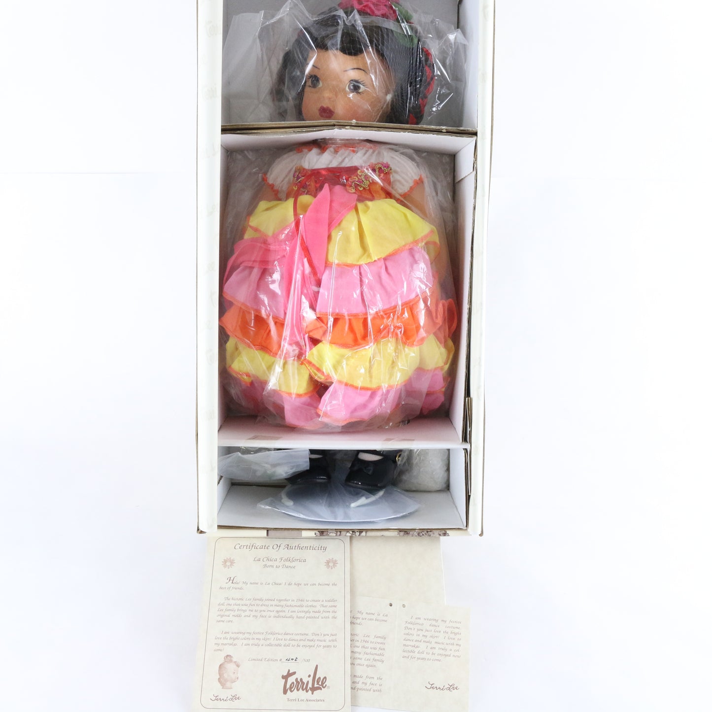 Terri Lee La Chica Folklorica 16" Vinyl Spanish Doll 402/500 90021 IN BOX