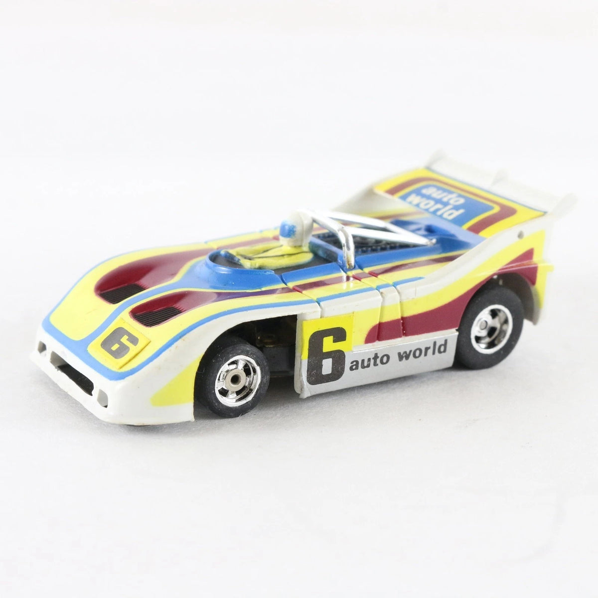 Aurora AFX Porsche 510K Auto World #6 Speedsteer Slotless HO Slot Car