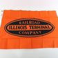 Illinois Terminal Railroad It Orange & Black Fabric Train Flag 2' By 3' USA