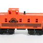 Main Line Rio Grande 9077 Orange Plastic Caboose Lionel O