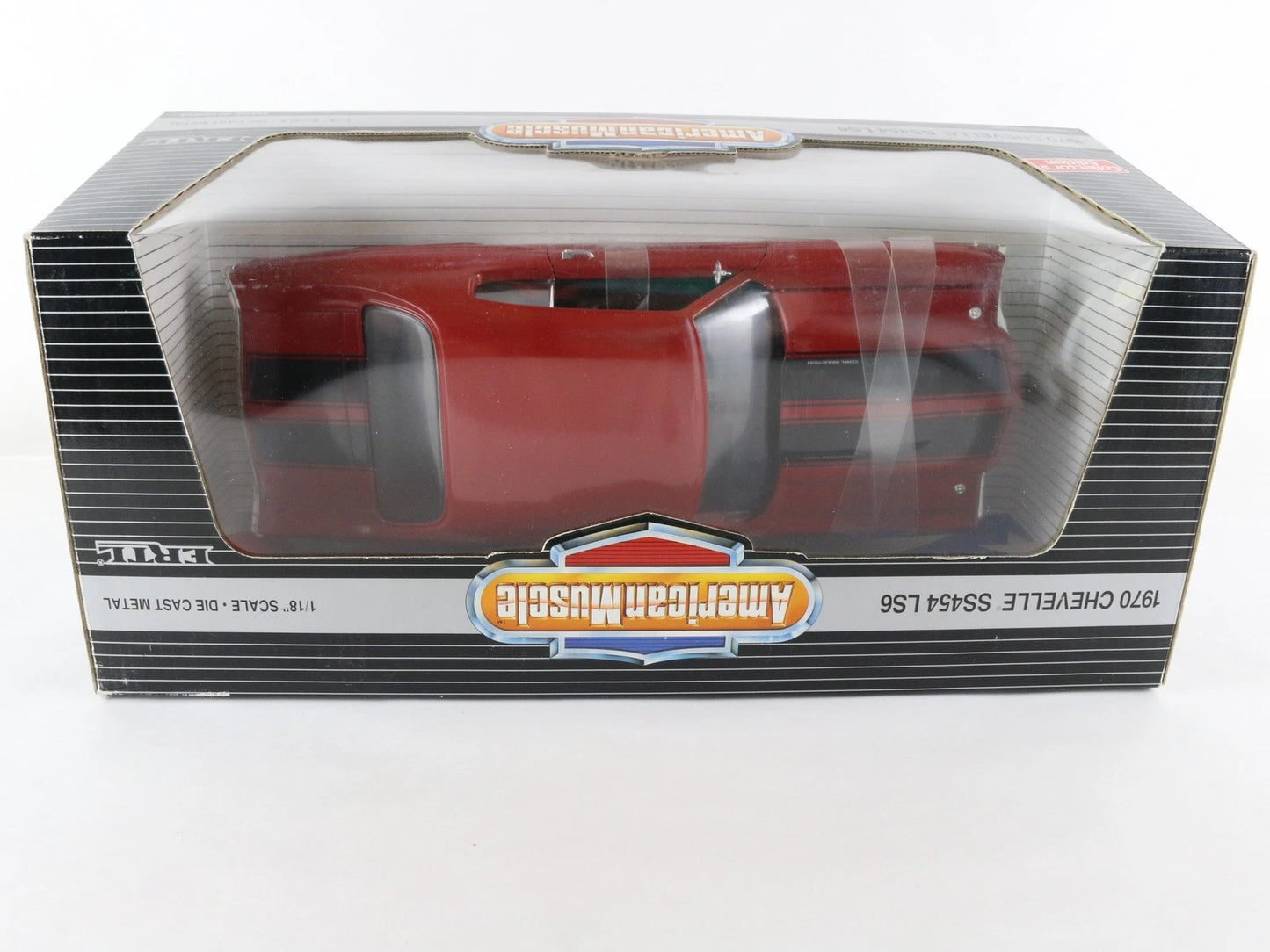 1970 Chevelle SS 454 LS6 Red Black ERTL American Muscle 1:18 Diecast Car 7486