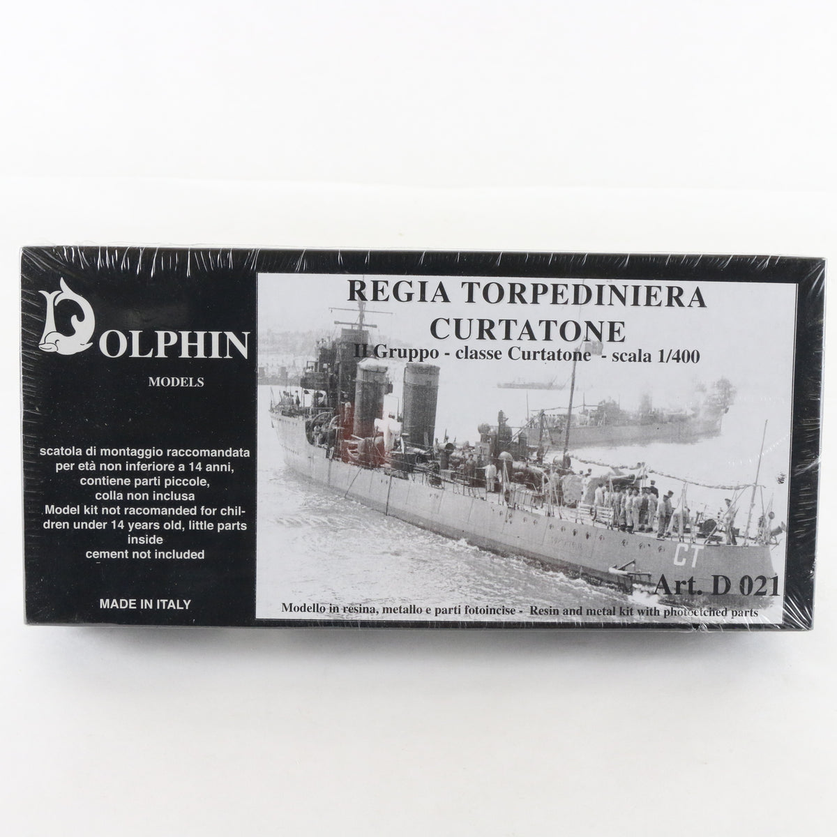 Regia Torpediniera Curtatone Dolphin Sealed Resin Kit Torpedo Boat