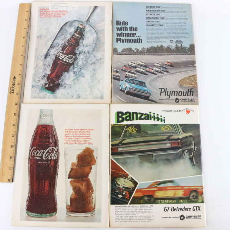 Lot Of 4 Car Craft Sep Oct Nov Dec 1966 Vintage Car Magazines