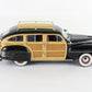 1942 Chrysler Town & Country Black Wood Panel Danbury Mint 1:24 Diecast Car