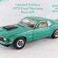 1970 Ford Mustang Fastback Grabber Green 2205/5000 Danbury 1:24 Diecast Model