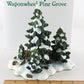 Dept 56 Village Wagon Wheel Pine Grove Porcelain Christmas 52617