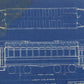 Milwaukee Electric Plan & Elevation Car 496 Trolley Blueprint 1922 9.75"