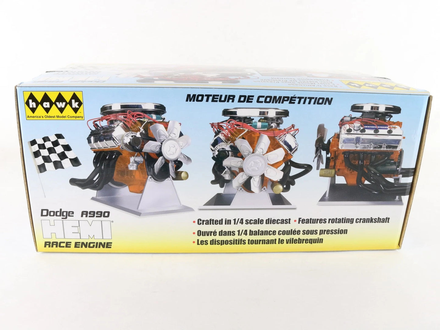 Dodge A990 Hemi Race Engine Hawk 1/4 Diecast Model Motor 11055 Sealed
