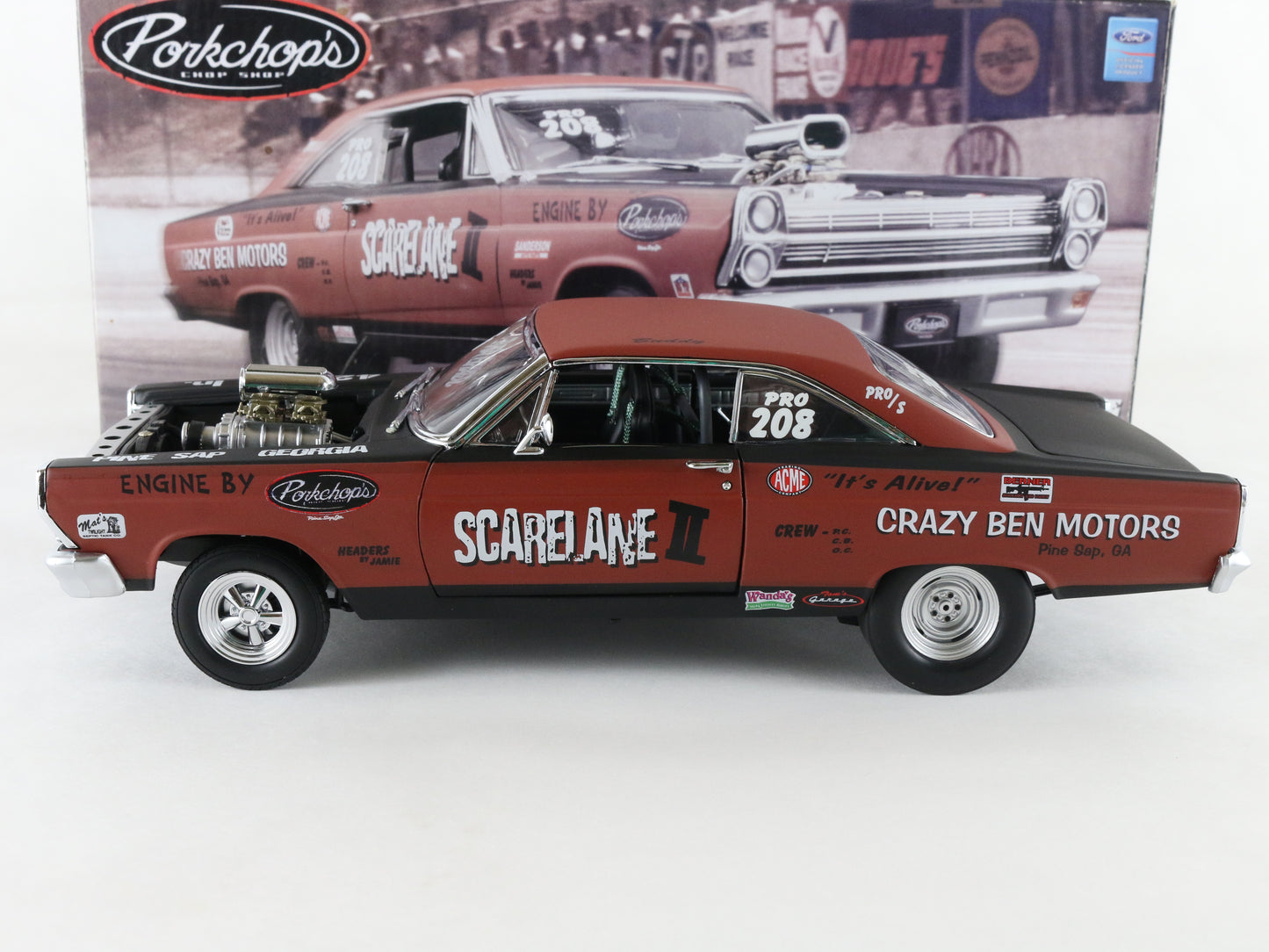 1967 Fairlane Scarelane II 208 Porkchops Crazy Ben GMP 1:18 1 Of 996 G1801123