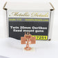 Twin 20mm Oerlikon Fixed Mount Guns Metallic Details 1:72 3D Printed MDR7251