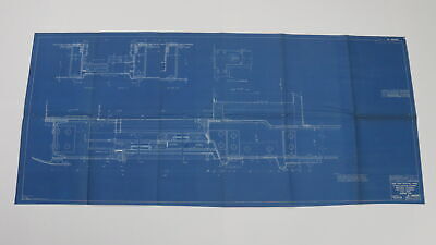 NYC kitchen section dining car blueprint 1925