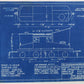 Milwaukee Electric Plan & Elevation Locomotive L-5 Trolley Blueprint 1941 11"