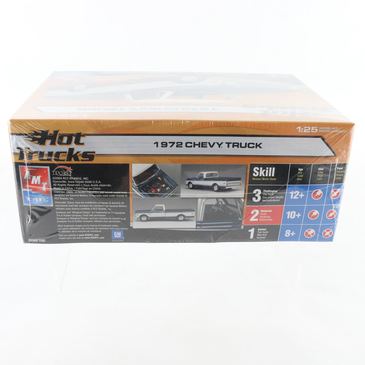1972 Chevy Chevrolet Truck Hot Trucks AMT ERTL 1:25 Plastic Model Kit 38163