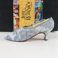 Just The Right Shoe Lavish Tapestry Blue Raine Willitte Resin Shoe 25087