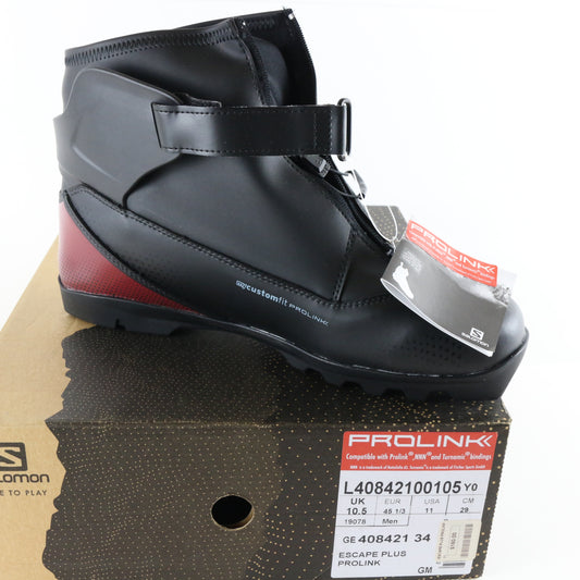 Salomon Escape Plus Prolink Mens Warm Cross Country Ski Boots Size 11 USA