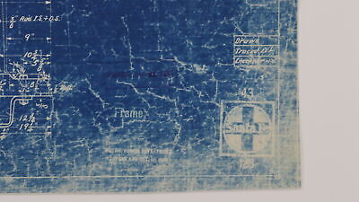 Santa Fe Motive Power Train Blueprint 43 123 May 21 1935 41"