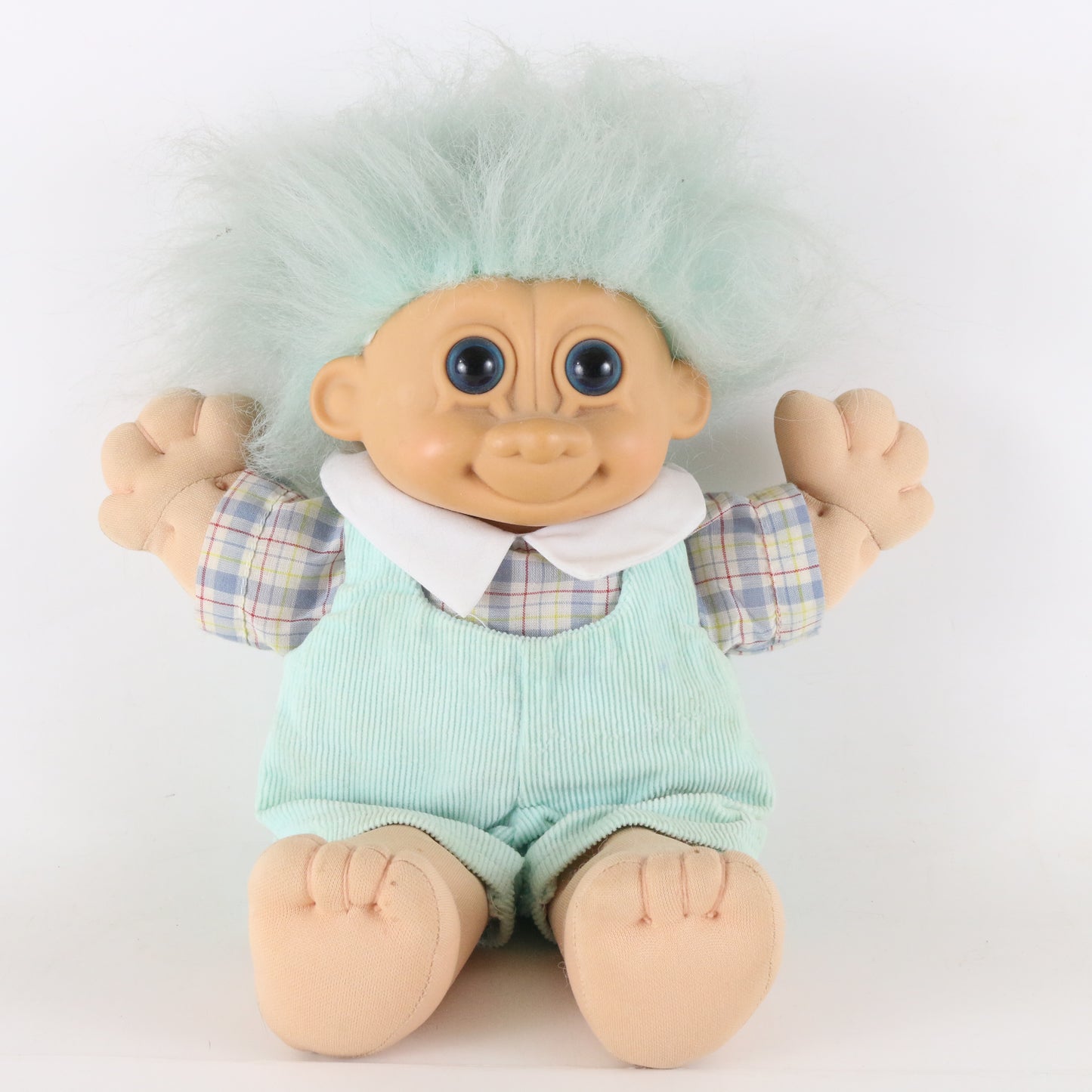 Vintage Russ Troll Kidz Sparky Soft Body Plush Doll 12"