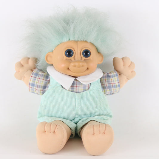 Vintage Russ Troll Kidz Sparky Soft Body Plush Doll 12"
