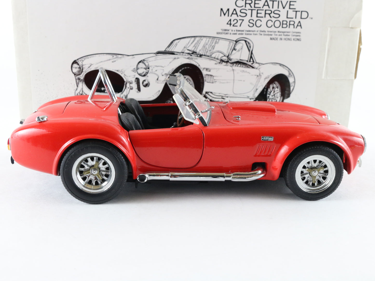 Cobra SC 427 Red Creative Masters Revell 1:24 Diecast Model Car 8800