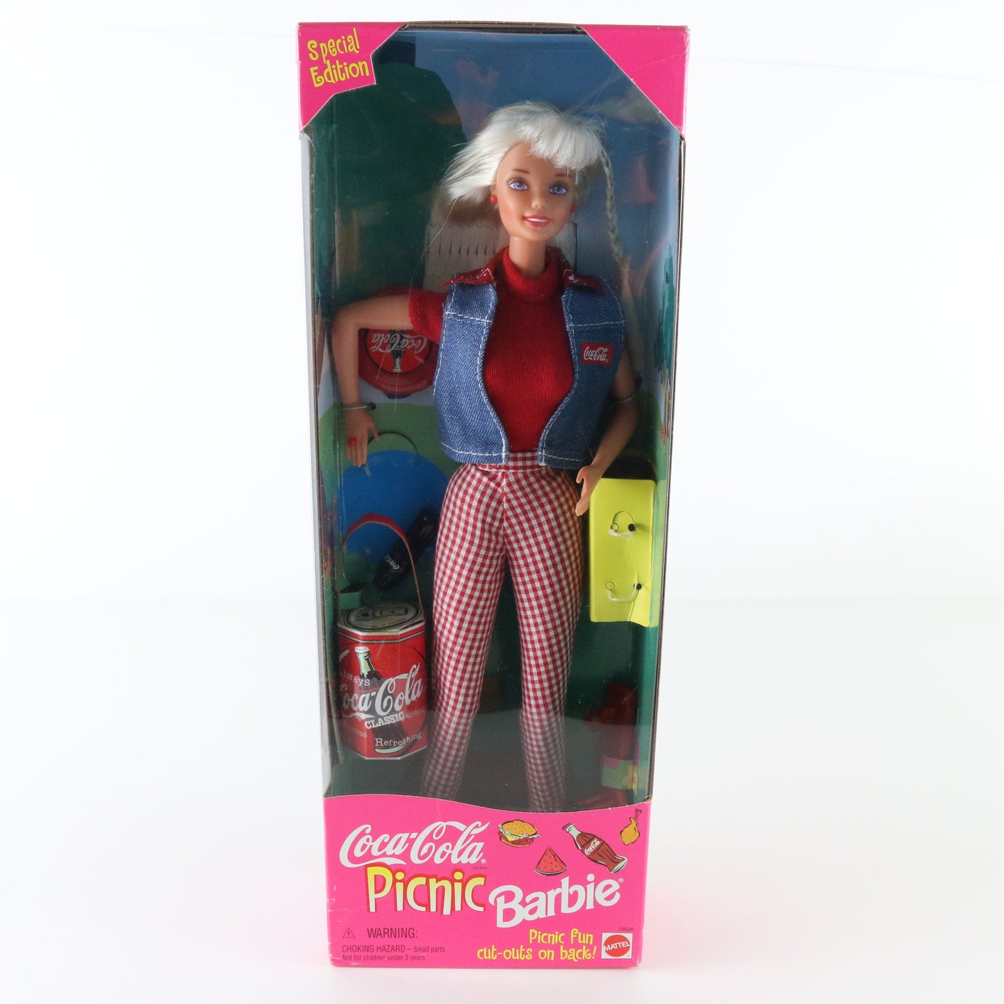 Coca-Cola Picnic Barbie Doll 1997 Vintage Mattel 19626