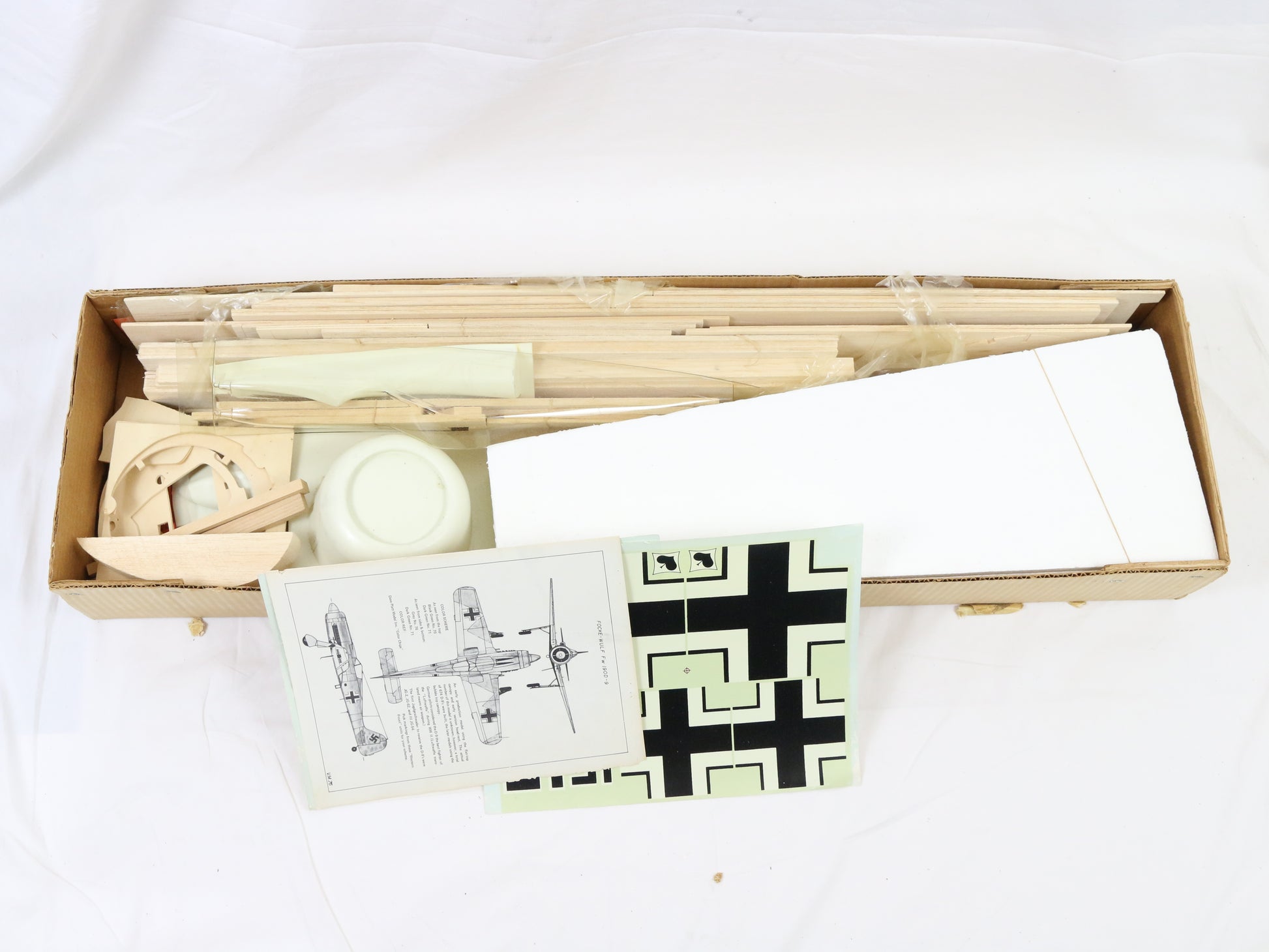 Jemco Focke Wulf FW-190d-9 .29-.40 50" Wingspan Wood RC Plane Kit