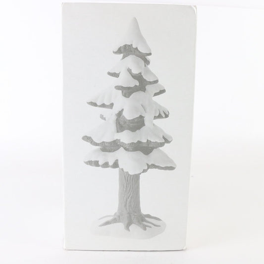 Dept 56 Heritage Village Large Porcelain Pine Tree Christmas Accessory 5218-3