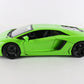 Lamborghini Aventador Lp700-4 Bburago 1:18 Green Diecast Model Car