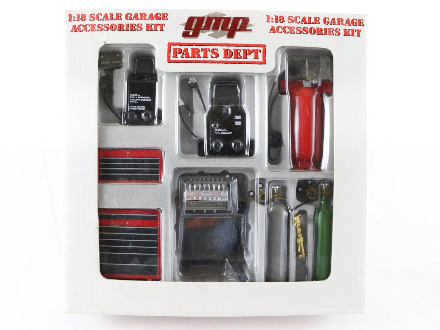 Garage Accessories Kit Tools & Parts Dept GMP 1:18 Diecast 9010