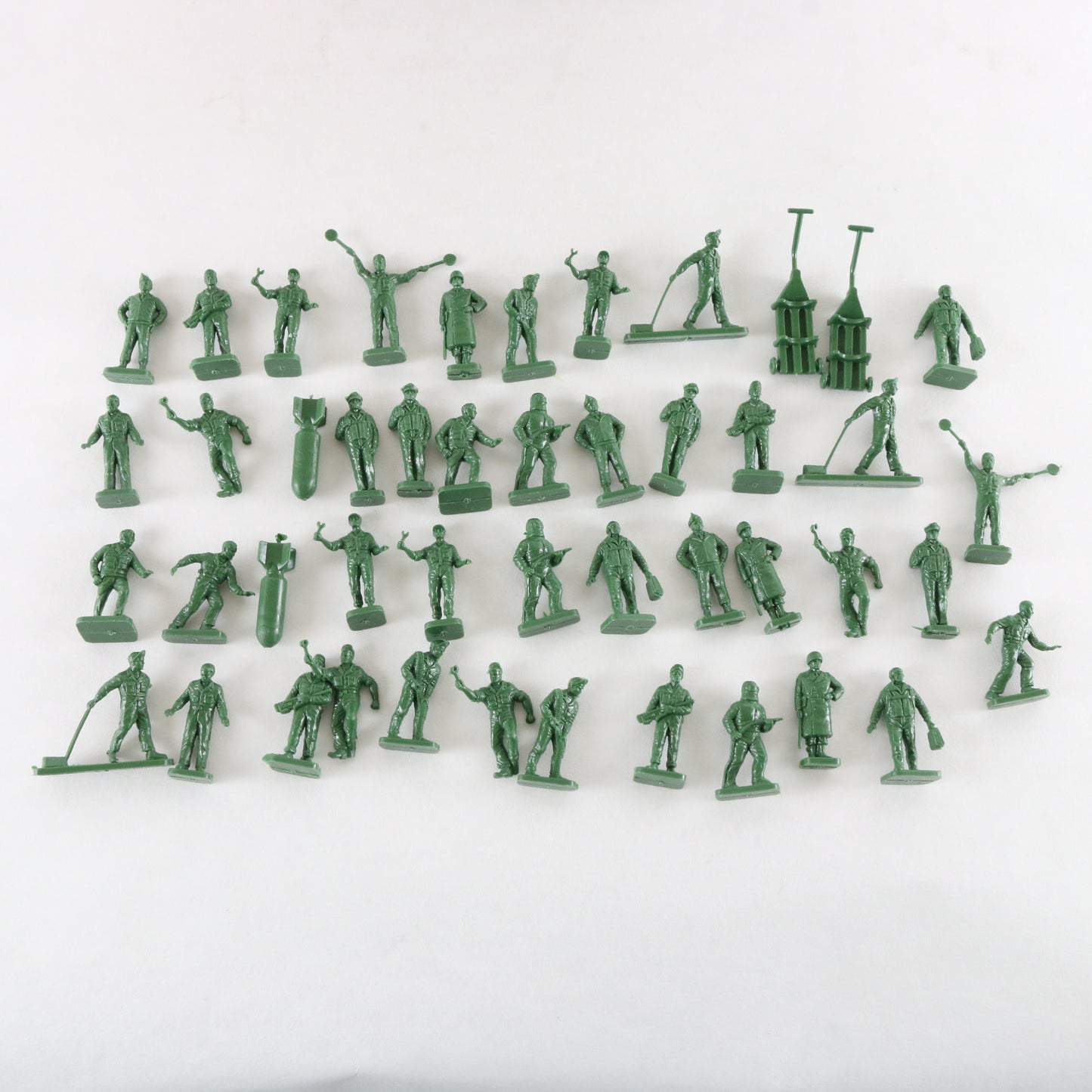 USAAF Personnel Air Force WWII Airfix 1:72 Plastic Model Soldier Figures