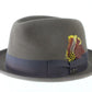 Biltmore Royal Mens Walnut Brown Felt Fedora W/ Feathers MULTIPLE SIZES