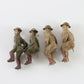 Lineol Hausser painted composite soldiers set sitting and riding figures