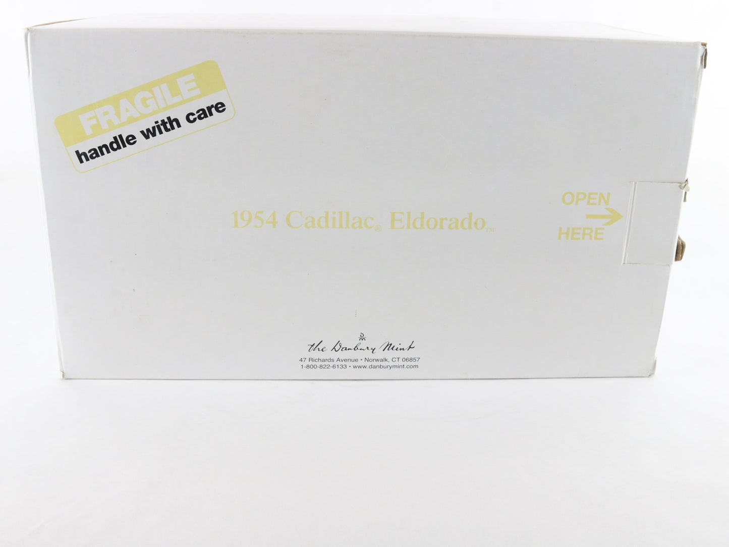 1954 Cadillac Eldorado Convertible Apollo Gold Danbury Mint 1:24 Diecast Model