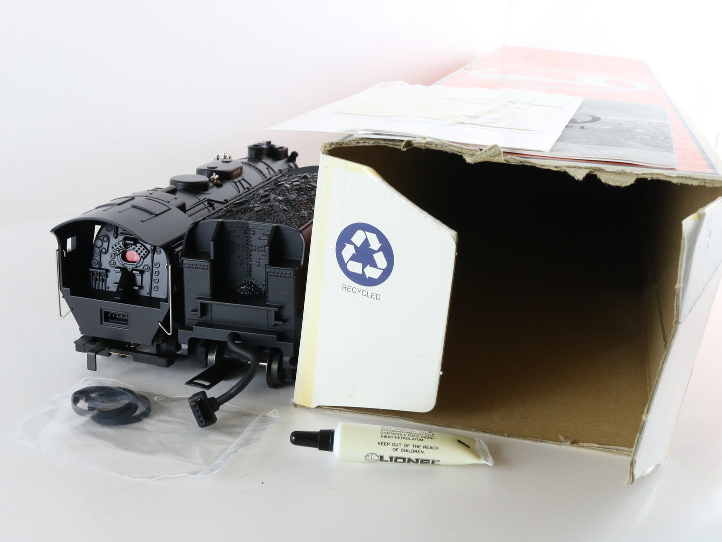 Lionel O 6-18087 Santa Fe ATSF 3448 4-6-2 Pacific Steam Locomotive & Tender