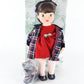 Terri Lee Walk In The Park Plaid Coat 16" Vinyl Doll W/ Dog & Accessories 20028
