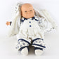 Vintage Berjusa Baby Doll Large 20" W/ Magi Clothing