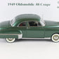 1949 Oldsmobile 88 Coupe Ivy Green Danbury Mint 1:24 Diecast Model Car