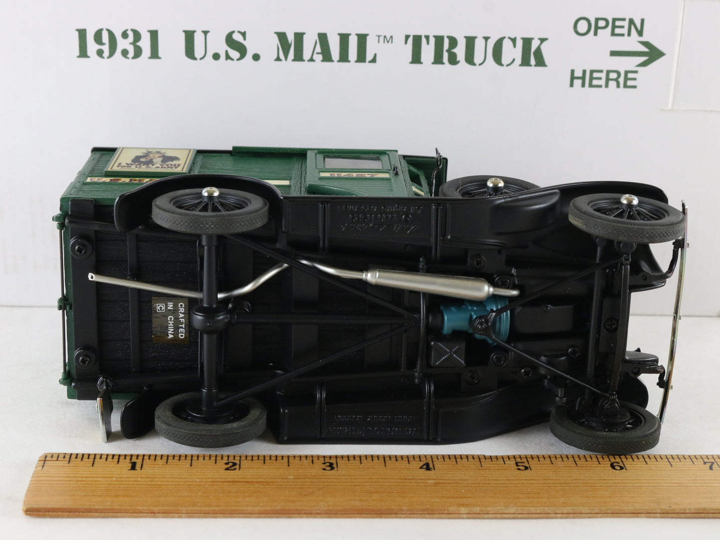 1931 Ford Model A US Mail Delivery Truck Green Danbury Mint 1:24 Diecast Model
