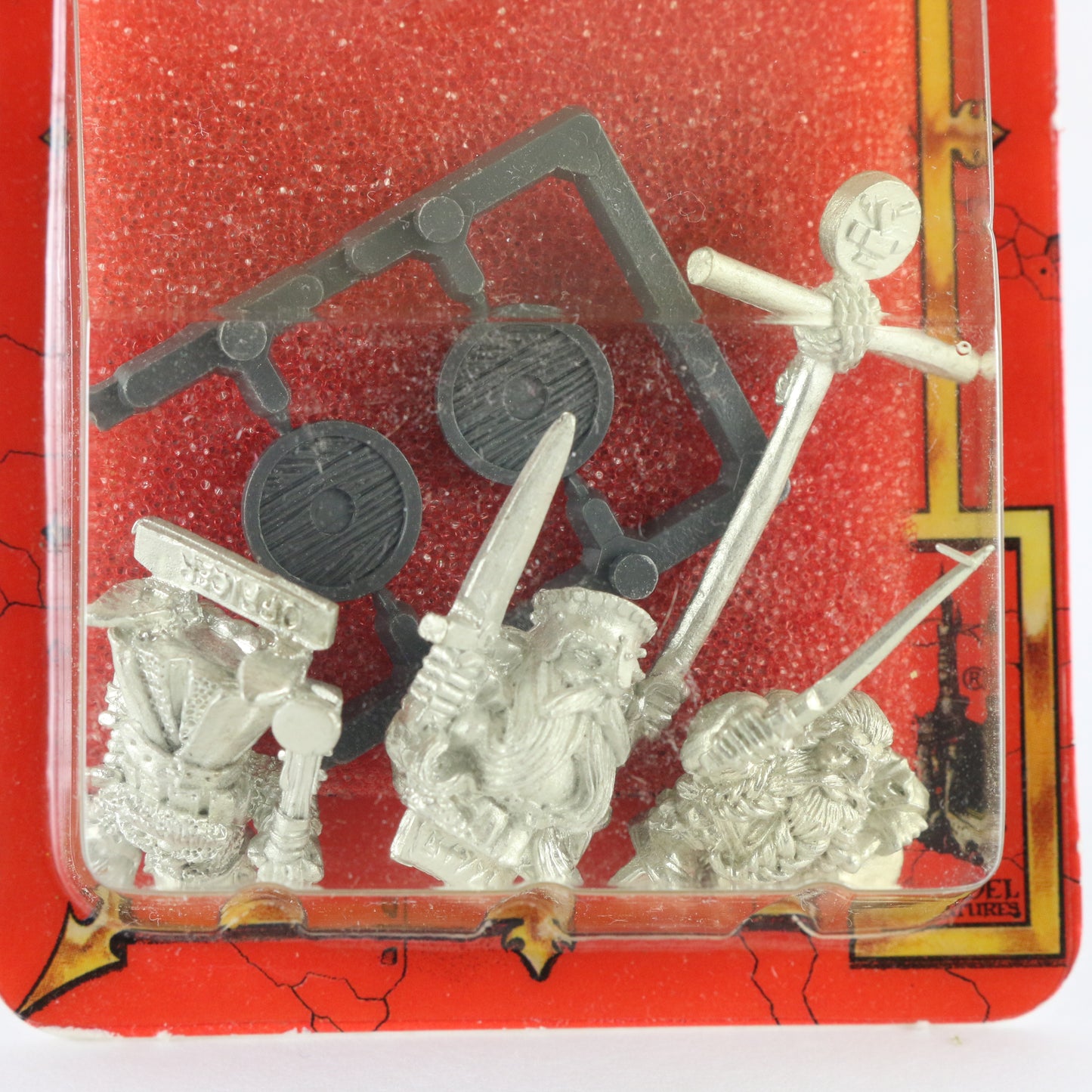 Dwarf Command Officer Marauder 1997 Citadel Warhammer 8516A Unpainted Figures