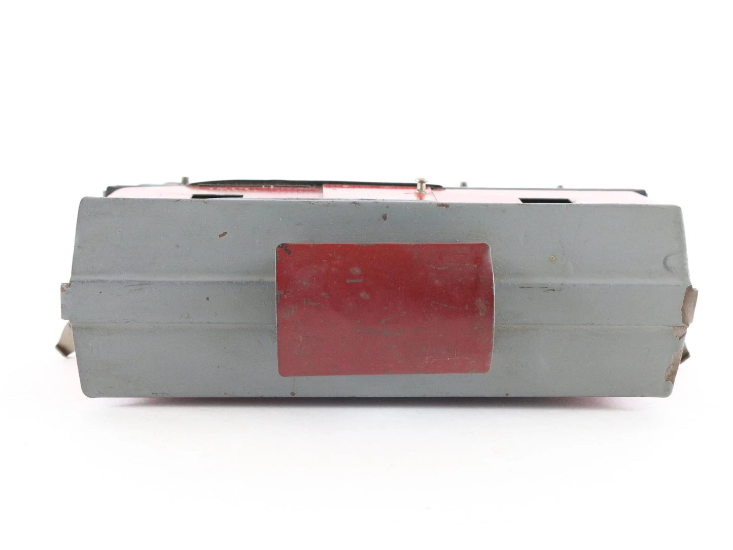 Ives Prewar O 67 Caboose Operating Door Red Tinplate Metal Train Car