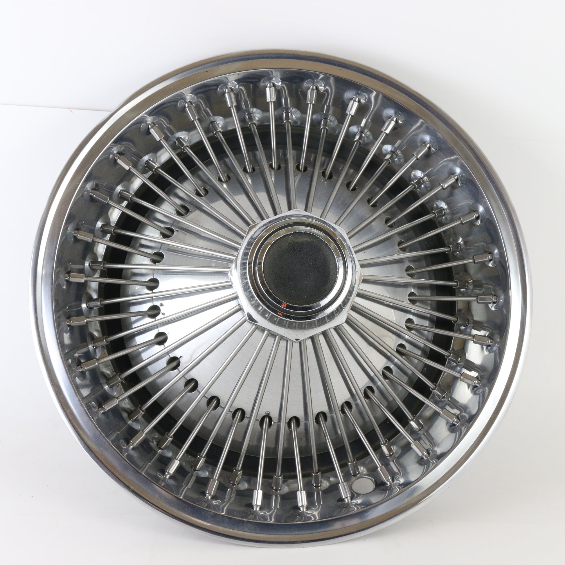 Lot Of 2 Vintage 1968 Ford Mustang Metal Wheel Hubcaps 14.25"