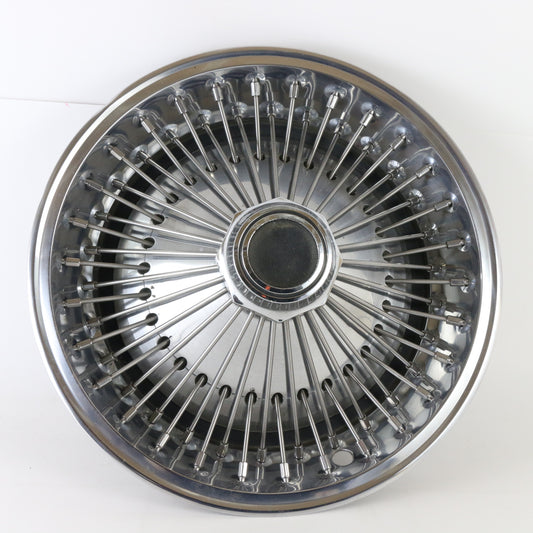 Lot Of 2 Vintage 1968 Ford Mustang Metal Wheel Hubcaps 14.25"