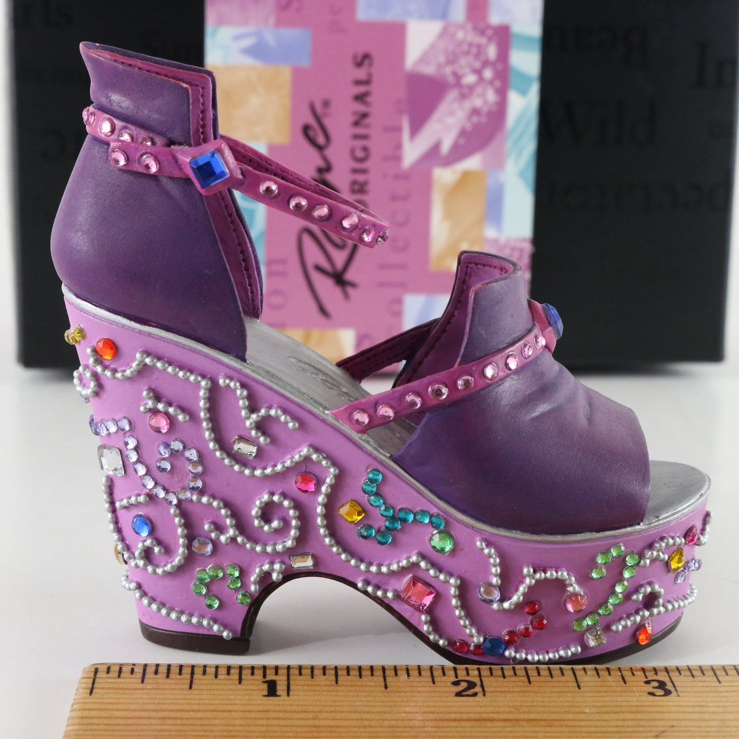 Just The Right Shoe Mardi Gras Raine Willitts Resin Collectible Shoe 25103