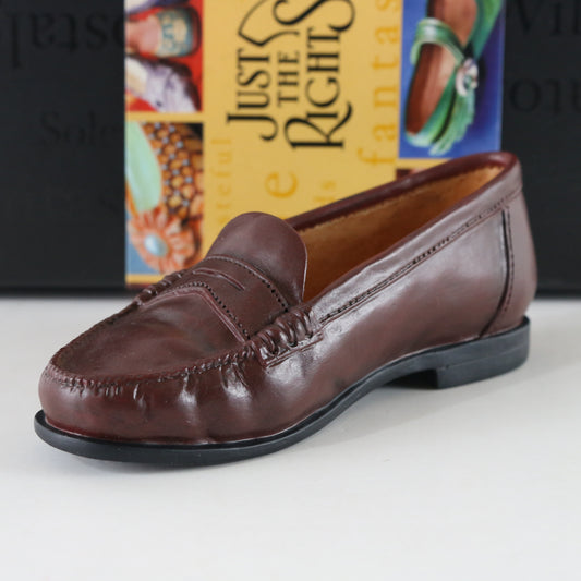 Penny Loafer Brown Resin Shoe
