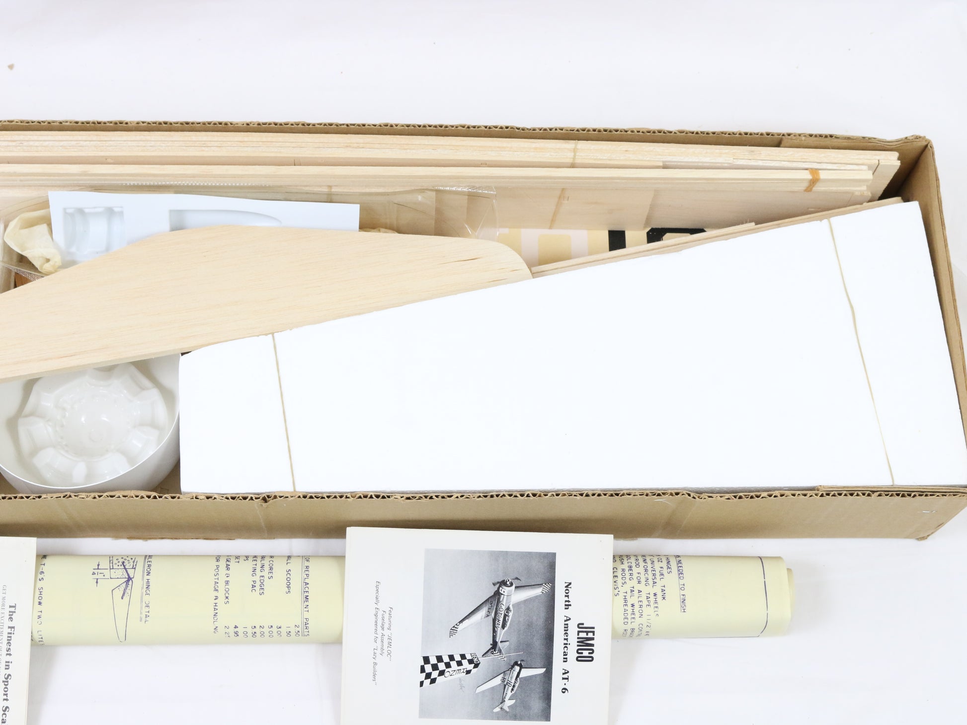 Jemco North American At-6 54" Wingspan Wood RC Wood Kit