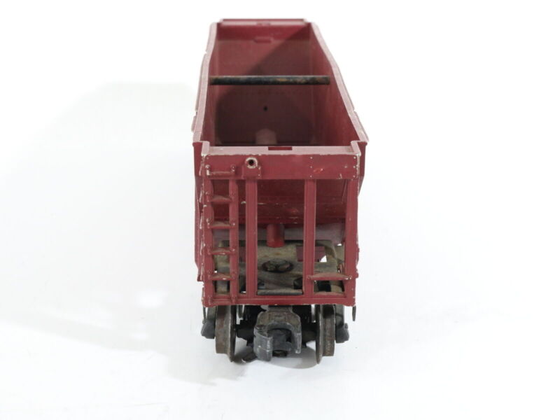 Lionel Postwar Lehigh Valley LV 643625 Plastic Quad Hopper Car O Maroon