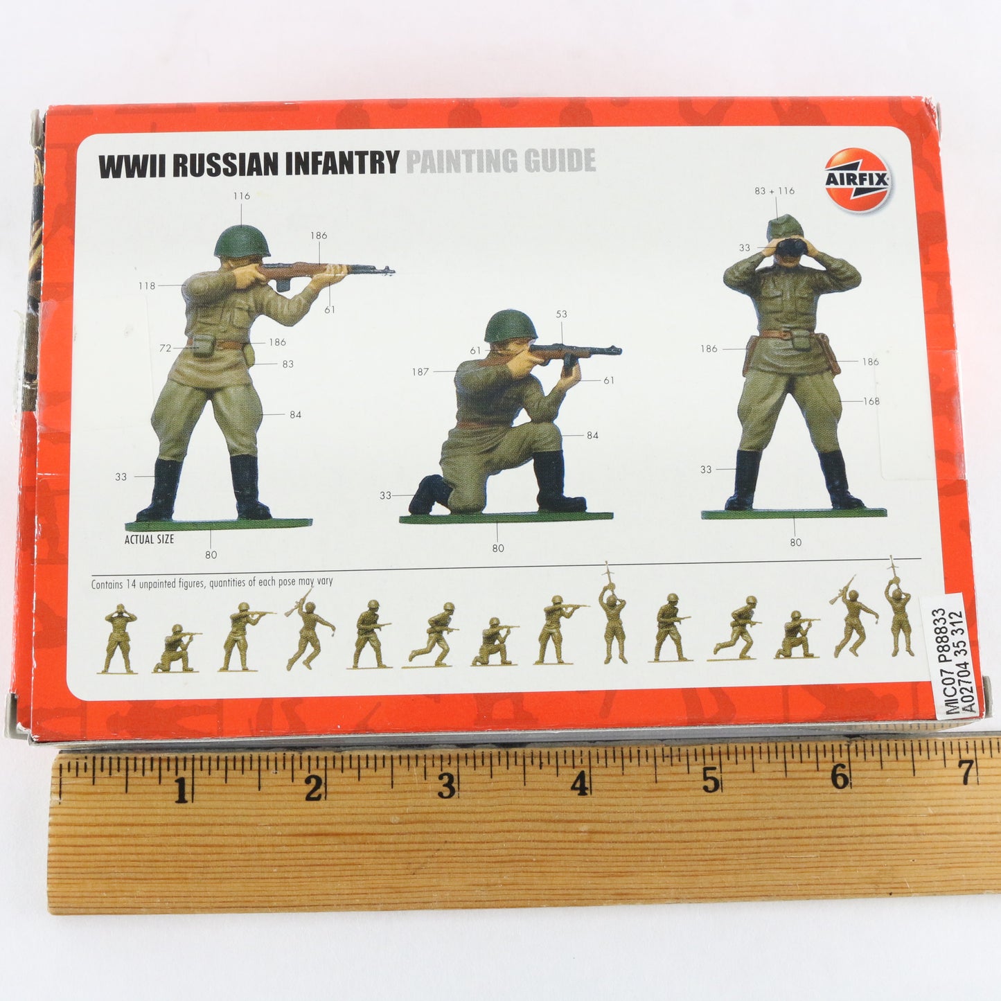 Russian Infantry WW2 Airfix 1:32 A02704 Plastic Model Soldier Figures