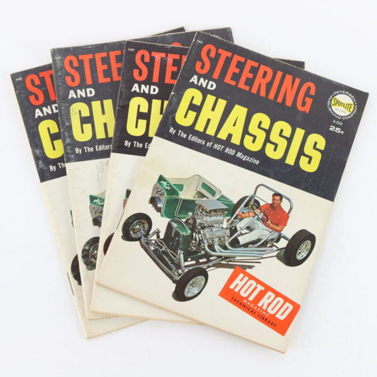 Lot Of 4 Steering & Chassis Spotlite Books 520 Hot Rod Magazines 1962